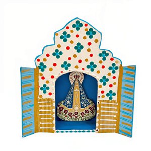Mini Relicário Aparecida - Karla - BA