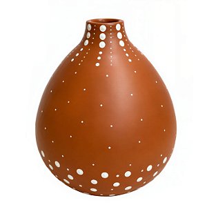 Vaso Gota Marrom - Durvalina - Vale do Jequitinhonha - MG