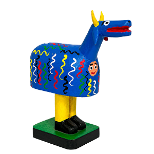 Escultura Boi P Azul - Marquinhos - CE