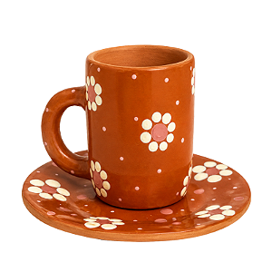 Caneca Vermelha com Píres P - Luiza - Vale do Jequitinhonha - MG