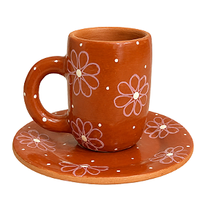 Caneca Vermelha com Píres P - Luiza - Vale do Jequitinhonha - MG