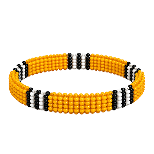 Pulseira de Miçanga Mini Especial - Etnia Waurá - MT