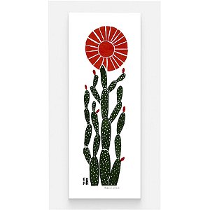 Xilogravura "Palma" G Comprida - Edna - PE