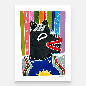 Xilogravura "La Ursa" M 2026 - Edna - PE