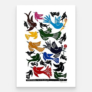 Xilogravura "Revoada Sertaneja" G - Edna - PE