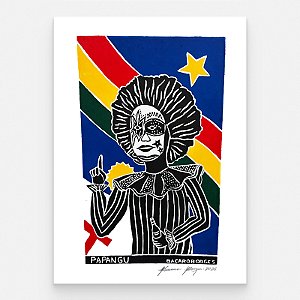 Xilogravura "Papangu" M 2026 - Bacaro Borges - PE