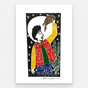 Xilogravura "Cidadão Comum" M 2026 - Bacaro Borges - PE