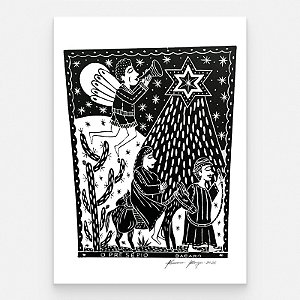 Xilogravura "O Présepio" G 2026 - Bacaro Borges - PE