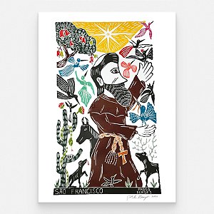 Xilogravura ''São Francisco" GG 2026 - Pablo Borges - PE