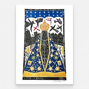 Xilogravura ''A Mãe do Brasil" GG 2026 - Pablo Borges - PE