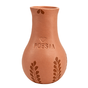 Vaso Poesia Rosa - Natália - Vale do Jequitinhonha - MG