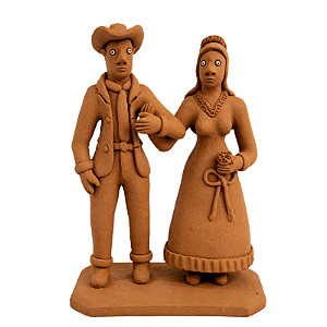 Miniatura Tradicional Noivos - Elias Vitalino - PE