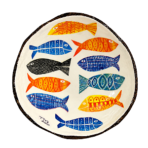 Cuia Peixes Laranja - Tita - PE
