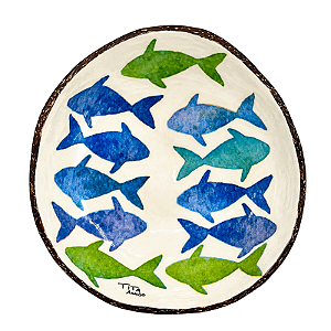 Cuia Peixes Azuis - Tita - PE