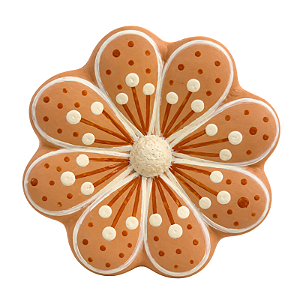 Flor de Parede 8cm - Adrielly - Vale do Jequitinhonha - MG