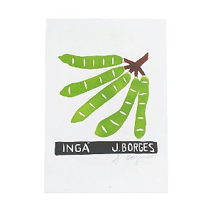 Xilogravura "Ingá" P - J. Borges - PE