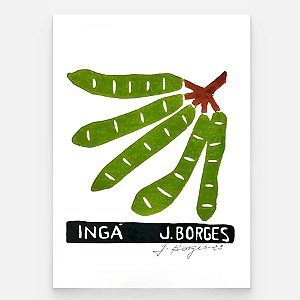 Xilogravura Ingá P - assinada por J. Borges - PE (Última peça)