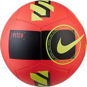 Bola de Futebol Campo Nike Pitch Laranja Escuro com Preto