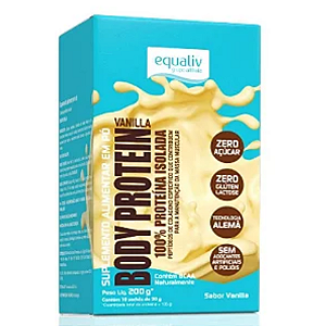 BODY PROTEIN 20G VANILLA 10 SACHES - EQUALIV