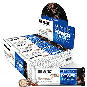 POWER PROTEIN BAR CX 8 UNI 90G - MAX TITANIUM