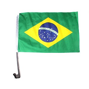 Bandeira Brasil P/Carro Copa do Mundo 01 Un