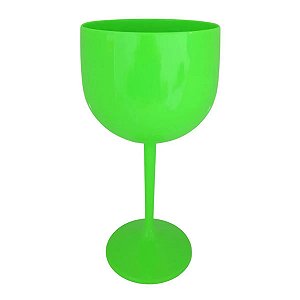 Taça Gin Sólida Verde Neon 500ml Brilha na Luz Negra