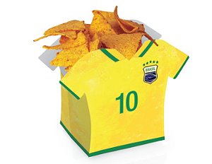 Cachepot Camisa 10 Vai Brasil Copa do Mundo 08un. Cromus
