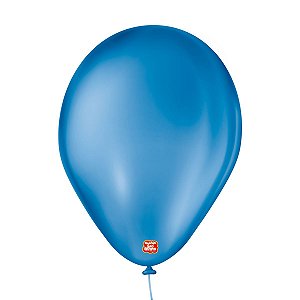 Balão 7 polegadas Liso Azul Cobalto 50 un. São Roque