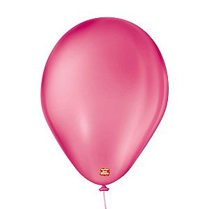Balão 7 polegadas Liso New Pink 50 un. São Roque