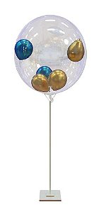 Suporte 50cm para Balões/Bubble Base Branca 01 un.