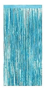 Cortina Decorativa Holográfico Azul 1m x 2m 01 Un.