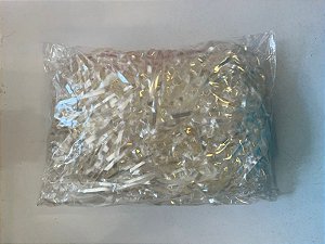 Palha Decorativa Incolor pacote com 100g