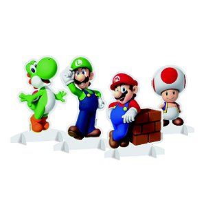 Silhueta Decorativa Super Mario 4 Un