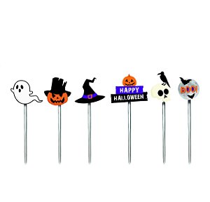 Pick decoração para docinhos Halloween Scary Night 12 un