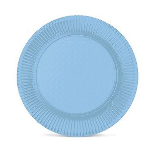 Prato Laminado Fosco Azul N6 31,5 cm