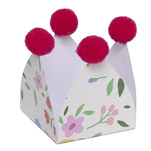 Forminha de doce Pompom (20und) - Floral Vintage