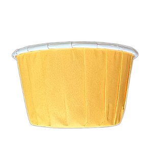 Forminhas para Cupcake Forneaveis Amarela Lisa 20 un