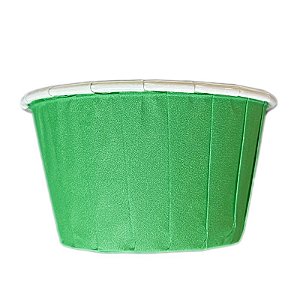 Forminhas para Cupcake Forneaveis Verde Lisa 20 un