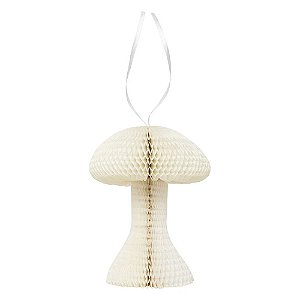 Cogumelo de Papel Baunilha Grande 25cm