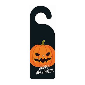 Tag para Maçaneta Travessuras Compose Halloween Abóbora 1un