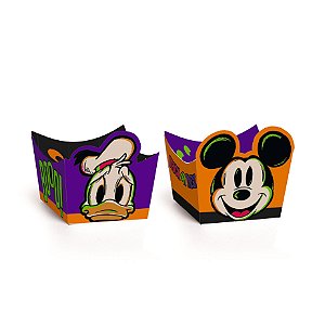 Forminha Cachepot Disney Halloween Mickey e Donald 24un