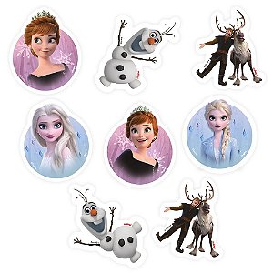 Pick Para Docinho Frozen Disney 8 Un.
