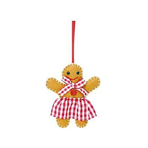 Enfeite P/Pendurar Ginger Xad Menina 01Un