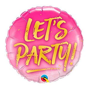 Balão Redondo Metalizado 18'' Special Occasion Let's Party