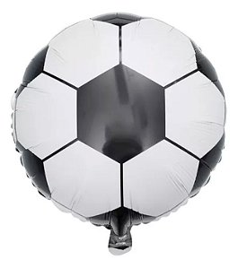 Balao Metalizado Bola Futebol 18''/45cm Balloon