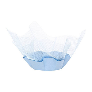 Forminha de Tule (10 und) - Azul Ceu