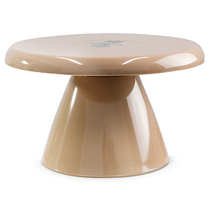 Boleira Cake Slim 22x11cm Decoração Nude Noz Moscada