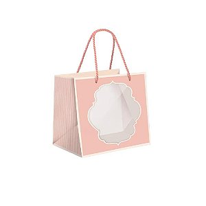 Sacola com visor Páscoa Premium M Lavie Found 30x26x14 cm 1 un