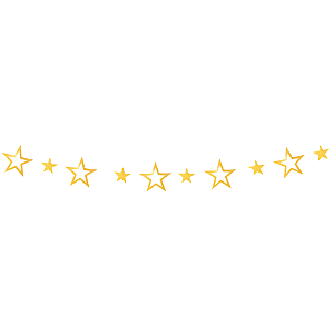 Faixa Decorativa Estrela Dourada Ano Novo Eva Glitter 1,70m