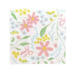 Guardanapo de Papel Flores 16,5cm - 20 Uni